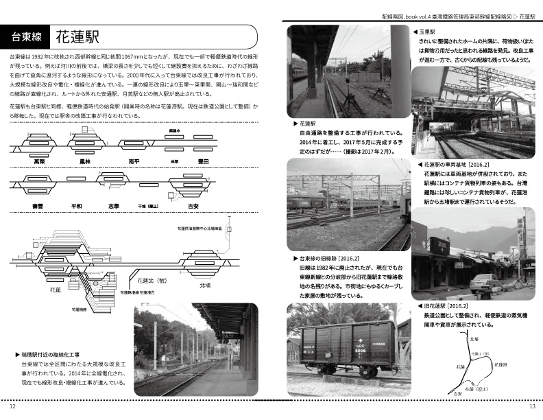 臺灣鐵路管理局東部幹線配線略図