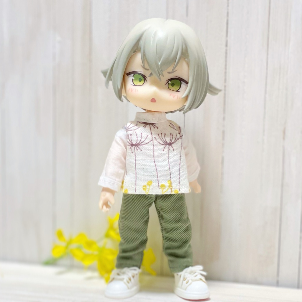 オビツ11*服*トレンチコートセット*オリーブ