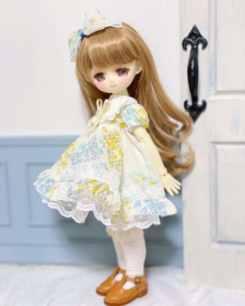 Tinyfox ブラインドドール 1/6ドールお洋服*シフォンワンピース* Rosaheatdoll