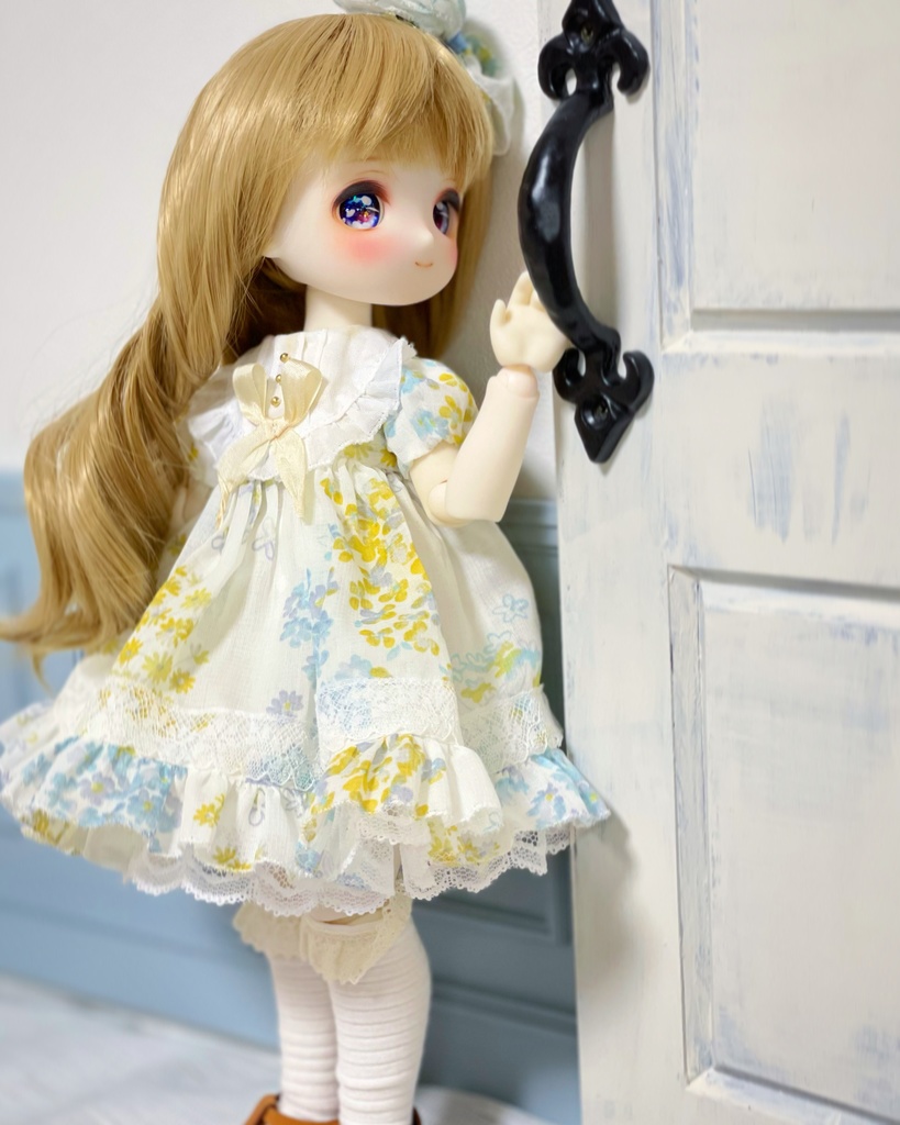 Tinyfox ブラインドドール 1/6ドールお洋服*シフォンワンピース* Rosaheatdoll