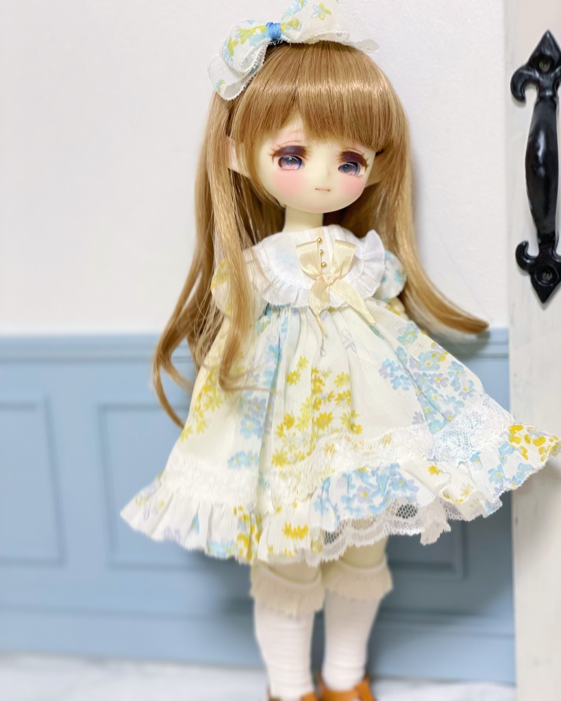 Tinyfox ブラインドドール 1/6ドールお洋服*シフォンワンピース* Rosaheatdoll