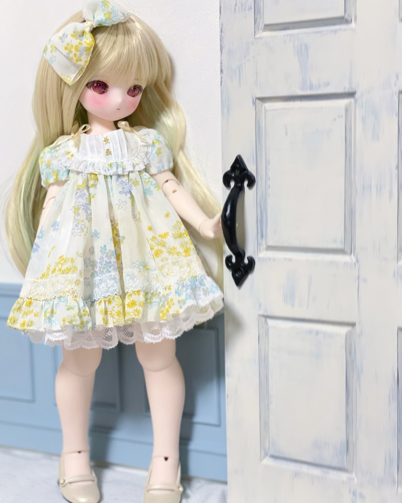 Kumakoちゃん 1/4ドールお洋服 *シフォンワンピースセットPuyoodoll