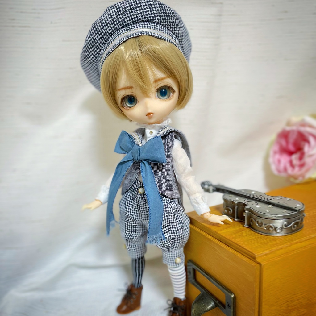 ハルモニアブルーム*お洋服*セーラーセット☆ブラック