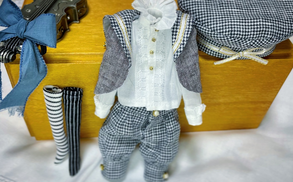 ハルモニアブルーム*お洋服*セーラーセット☆ブラック