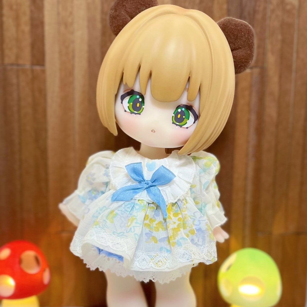 Pocket kumakoちゃん*お洋服*シフォンワンピースセット*B