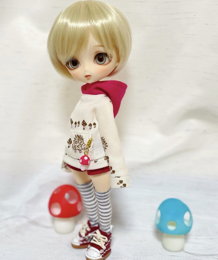 ハルモニアブルーム *お洋服*萌え袖パーカーセット🍄