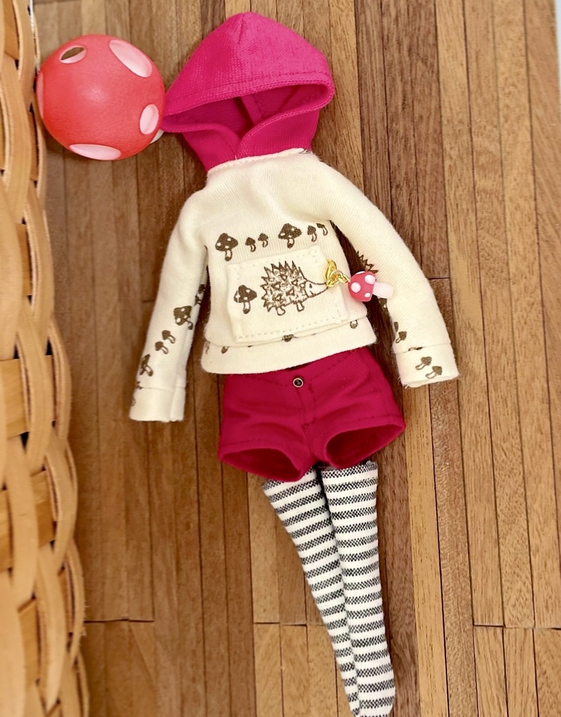 ハルモニアブルーム *お洋服*萌え袖パーカーセット🍄