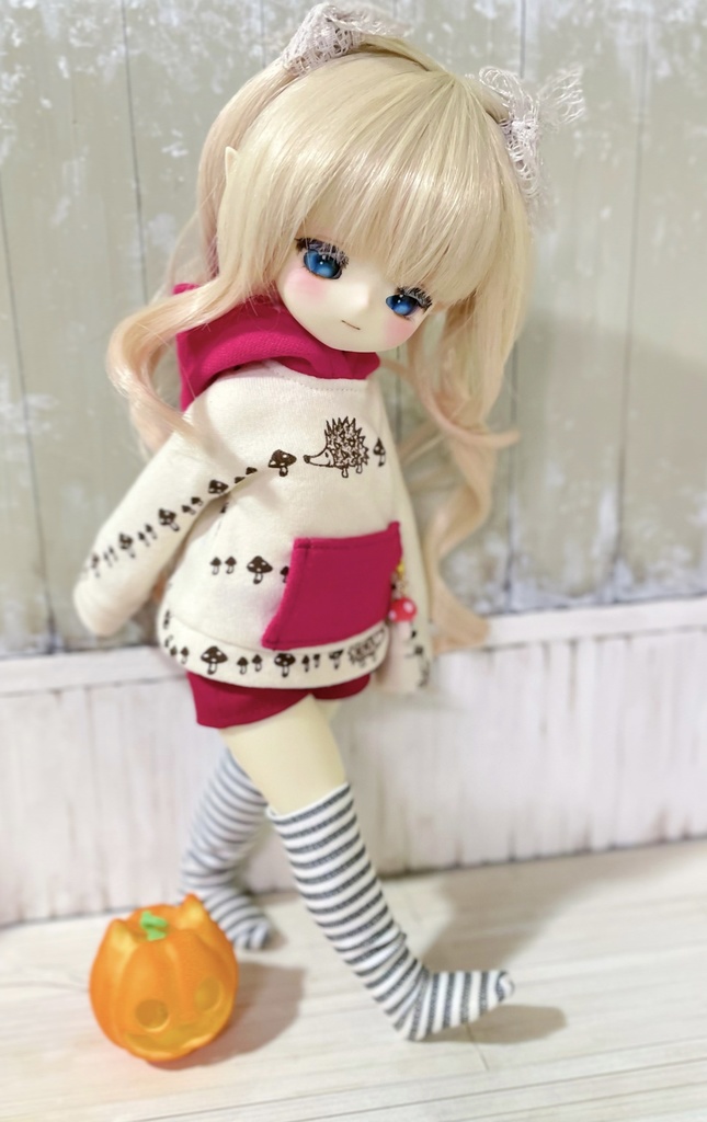 Baby Kumako *お洋服* 萌え袖パーカーセット🍄 *Tinyfox /ブラインドドール 1/6ドール等