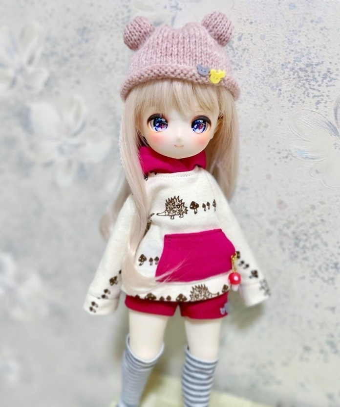 Baby Kumako *お洋服* 萌え袖パーカーセット🍄 *Tinyfox /ブラインドドール 1/6ドール等