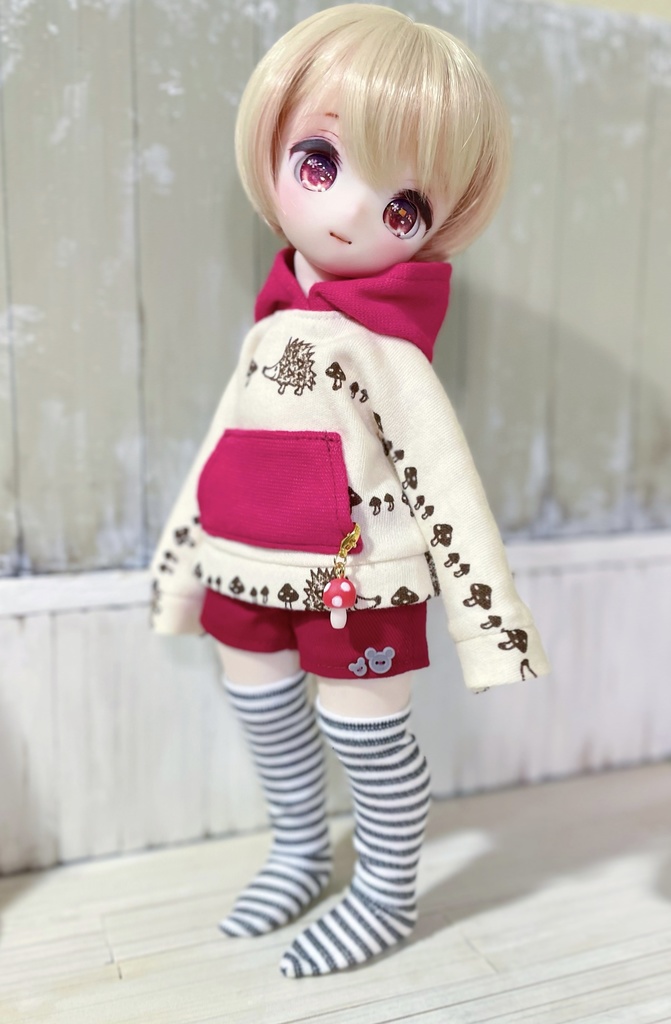 Baby Kumako *お洋服* 萌え袖パーカーセット🍄 *Tinyfox /ブラインドドール 1/6ドール等