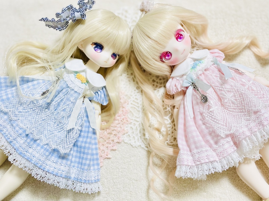 1/6ドール お茶会ワンピース&ドロワーズ 🫧🫖BabyKumako /Tinyfox等