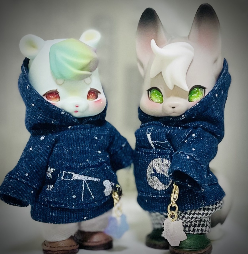Cocoriang☆Kumukukuっ子用*星空パーカー大きめ