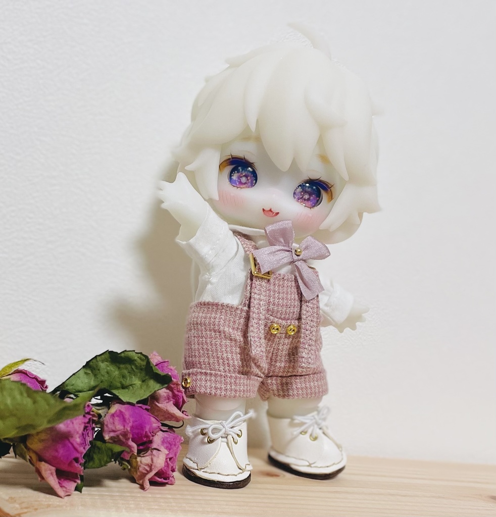 子犬わたあめちゃん ‪☆ ねこちゃんセーラー＆サロペットセット