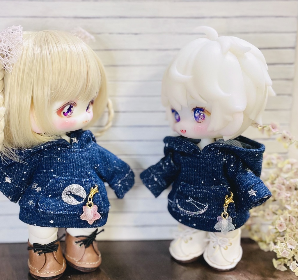 子犬わたあめちゃん ☆ 星空パーカー - MOMO - BOOTH
