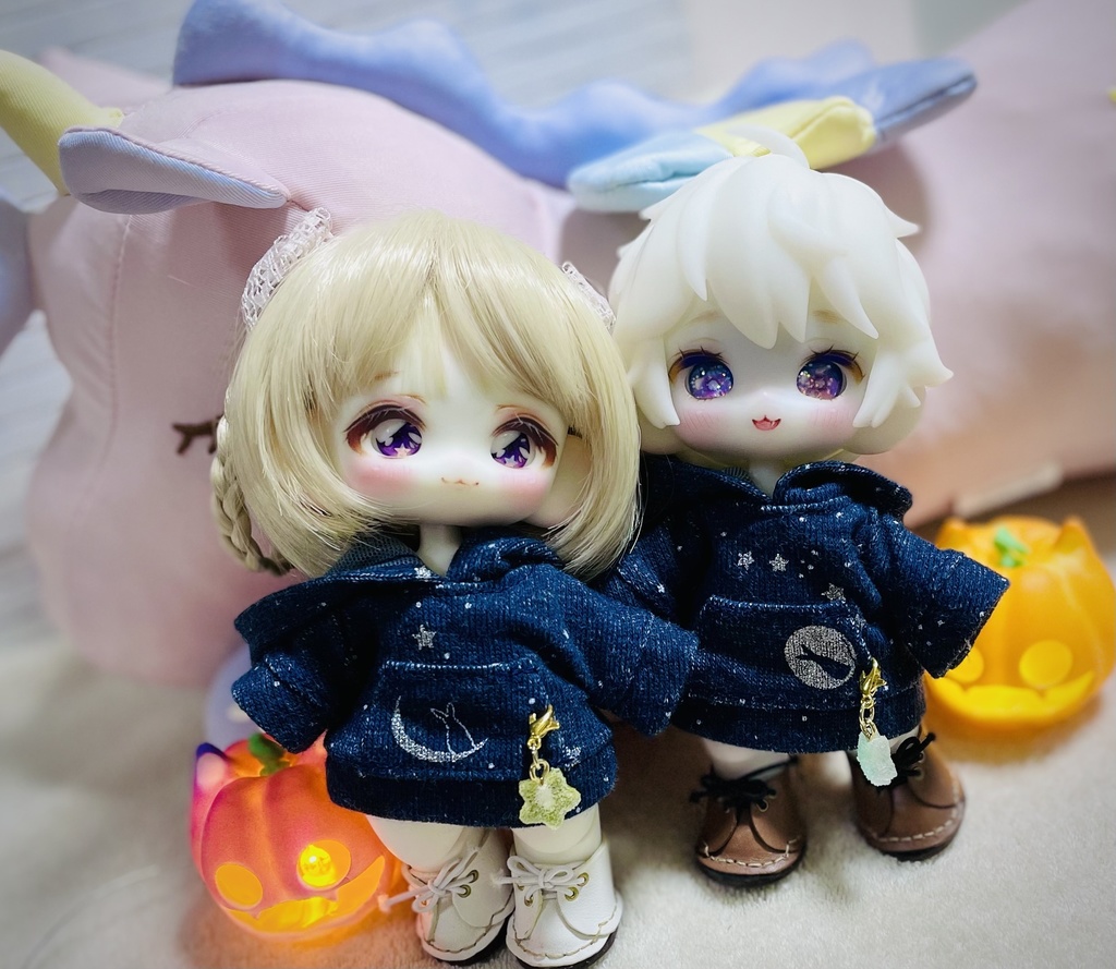 子犬わたあめちゃん ☆ 星空パーカー - MOMO - BOOTH