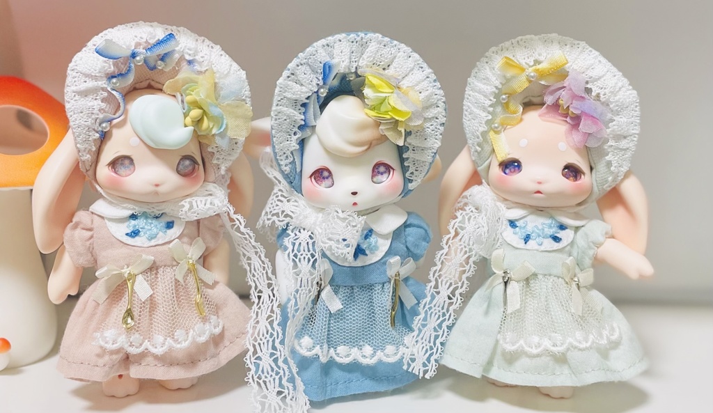 Kumukuku ･ Cocoriangっ子 * お茶会ワンピース＆ボンネット セット