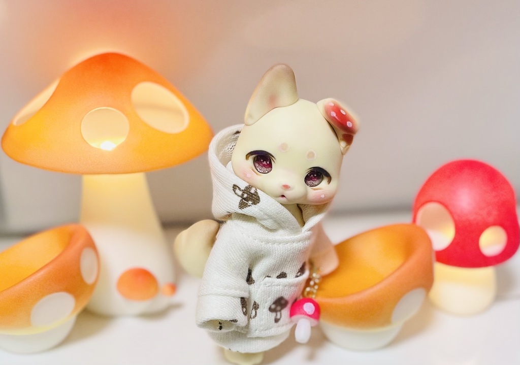 Cocoriang・Kumukuku doll ☆ きのこパーカー🍄