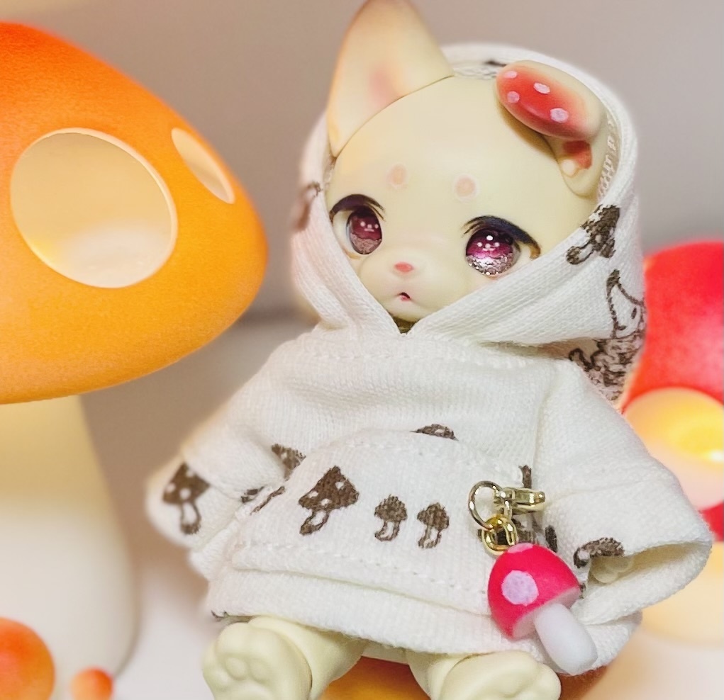 Cocoriang・Kumukuku doll ☆ きのこパーカー🍄