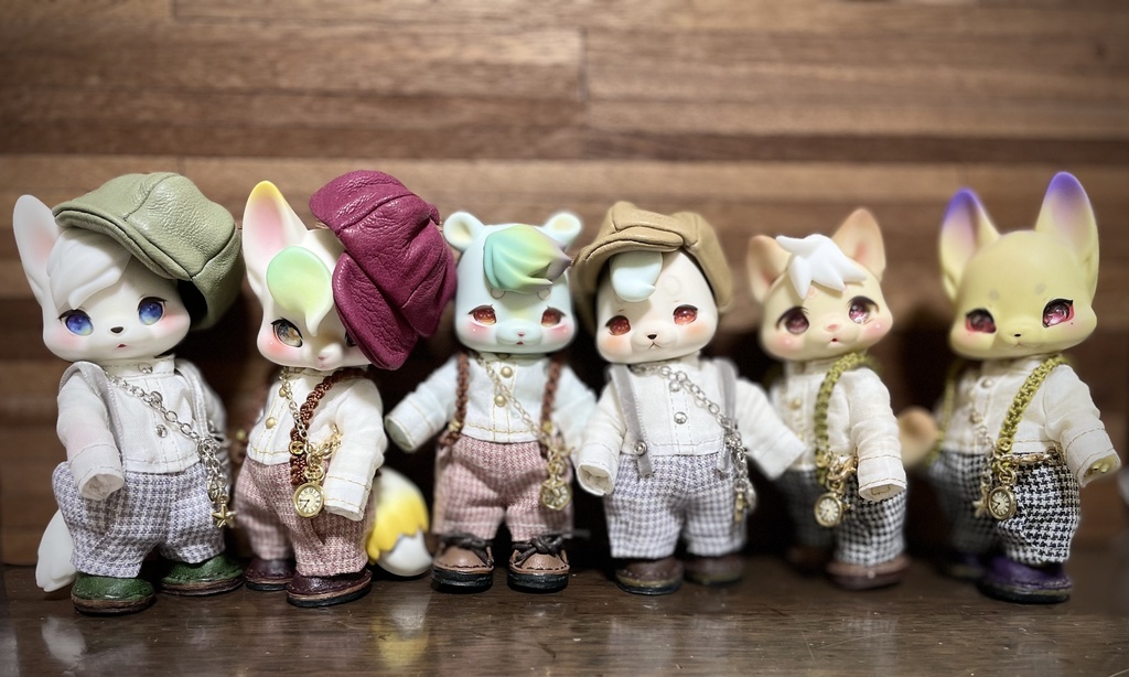 Cocoriang *Kumukuku ☆ ドレスシャツ＆タックパンツ オールインワン