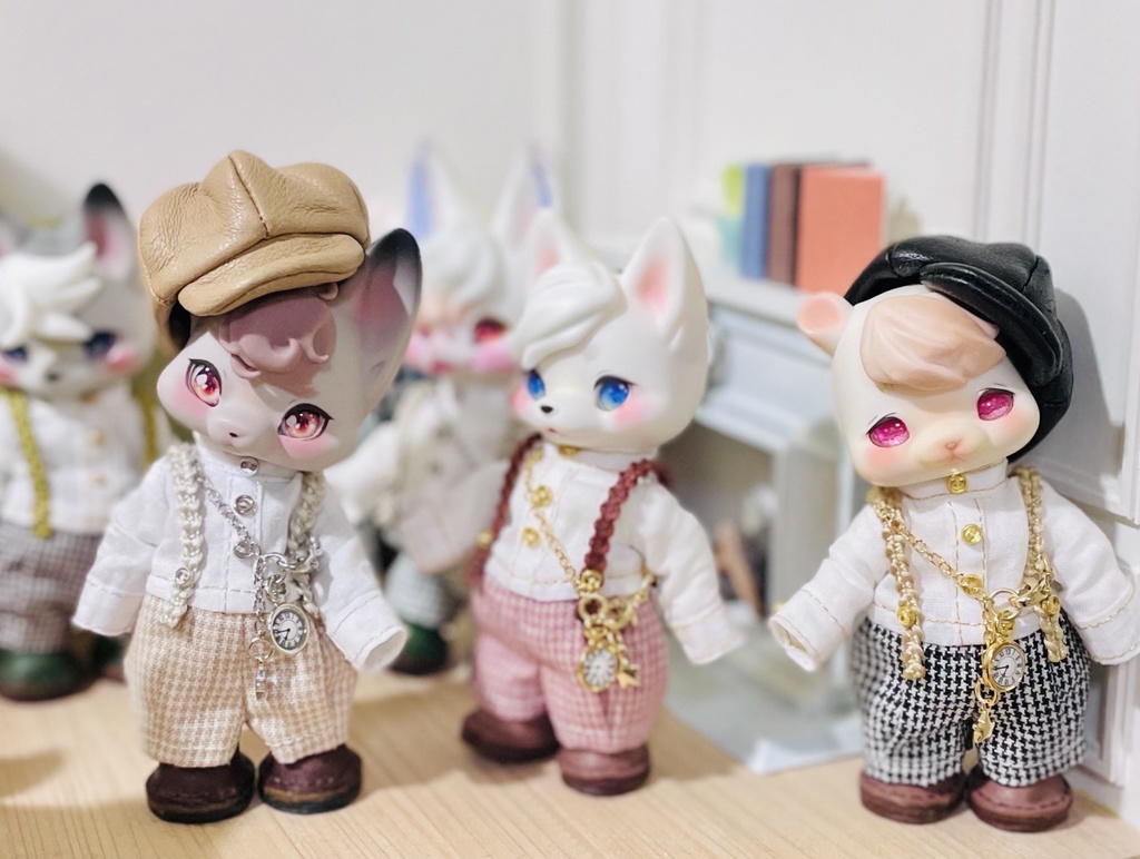Cocoriang *Kumukuku ☆ ドレスシャツ&タックパンツ オールインワン
