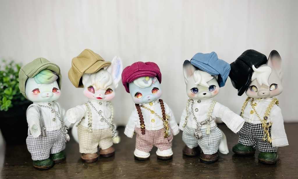 Cocoriang *Kumukuku ☆ ドレスシャツ&タックパンツ オールインワン