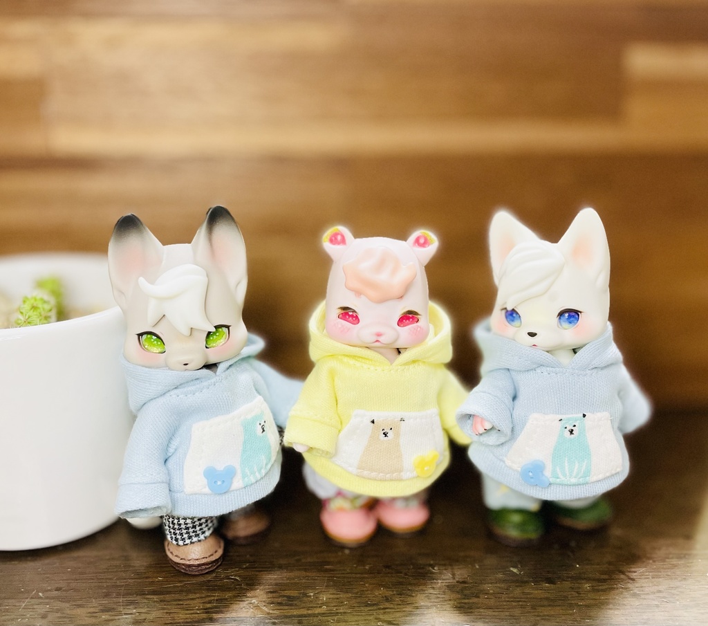 Cocoriang・ Kumukuku doll ☆ くまパーカー🧸