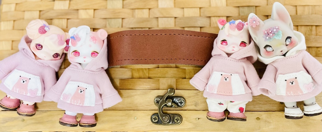 Cocoriang・ Kumukuku doll ☆ くまパーカー🧸