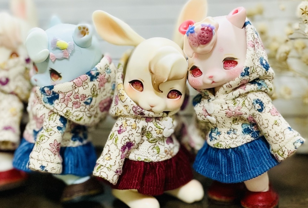 Cocoriang * Kumukuku ☆ お花柄パーカーワンピース