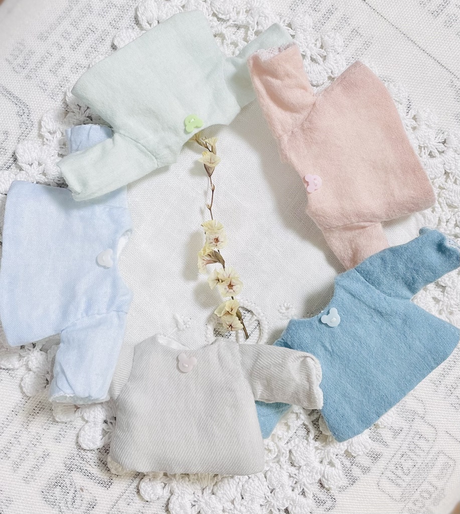 Cocoriang * Kumukuku ☆ ブラウス & サロペットスカート *ナチュラル