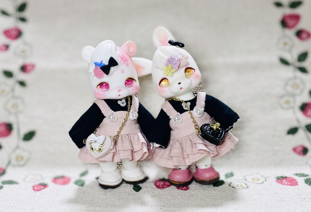 Cocoriang * Kumukuku ☆ ブラウス ＆ サロペットスカート