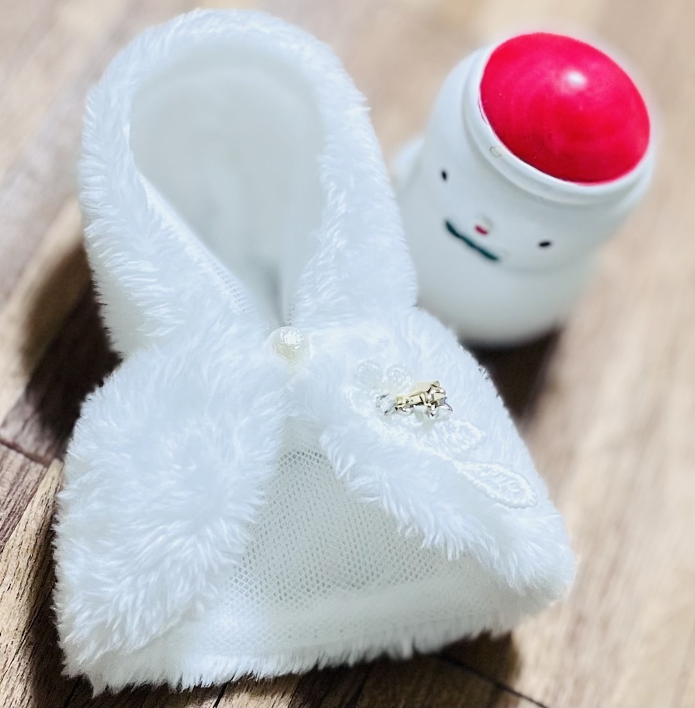 Cocoriang * Kumukuku ☆ ゆきんこフードふわふわケープ ⛄❄