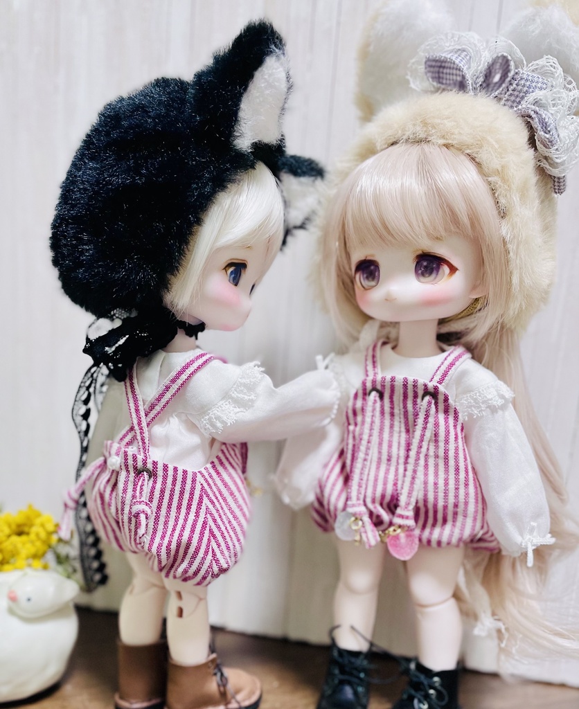 ボニーバニー6 ☆ バルーンショートサロペットセット