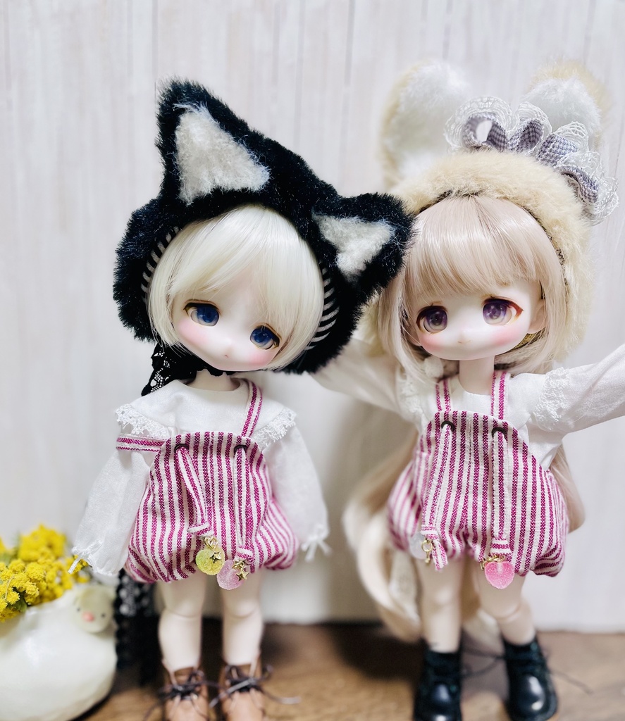 ボニーバニー6 ☆ バルーンショートサロペットセット