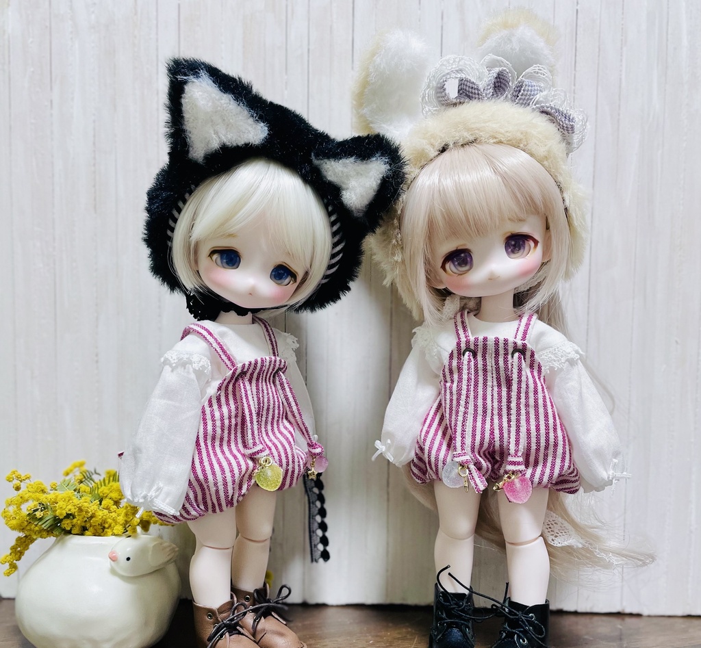 ボニーバニー6 ☆ バルーンショートサロペットセット