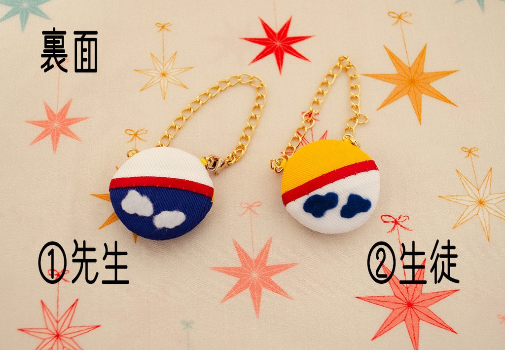 ぬい用ポシェット風チャーム(あんさんぶる体操)