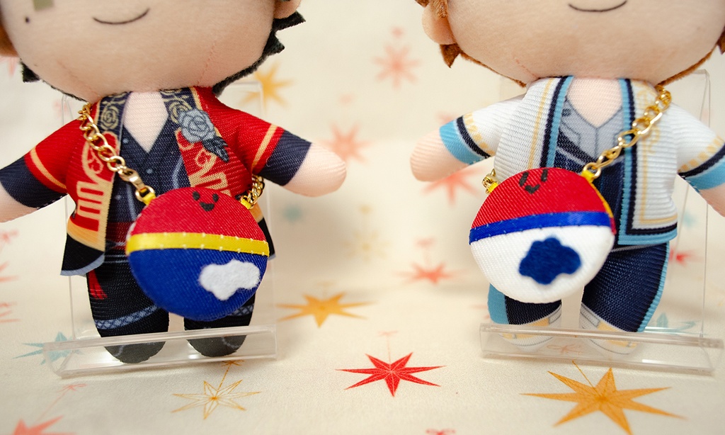 ぬい用ポシェット風チャーム(あんさんぶる体操)