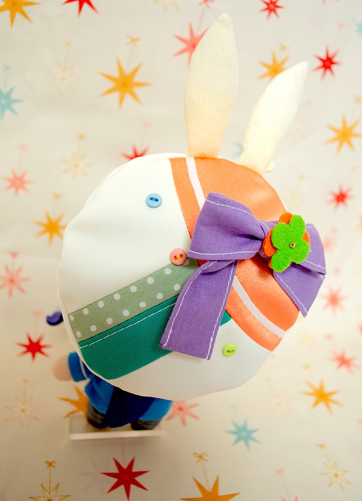 ぬい用ベレー帽(Puffy☆Bunny風)