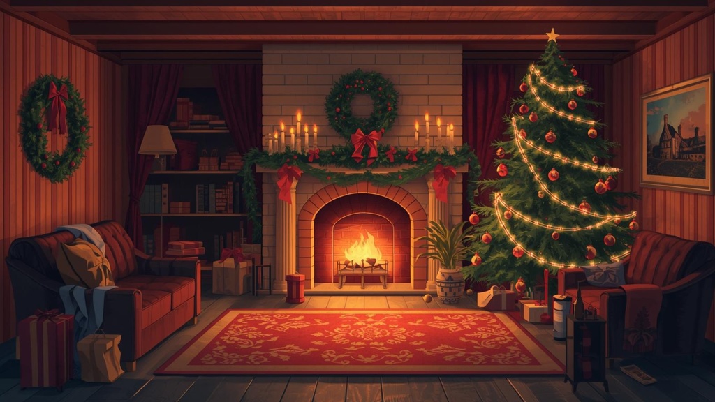 デジタル背景（Xmas）セット