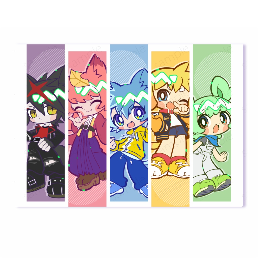アニフレ擬人化クリアファイル