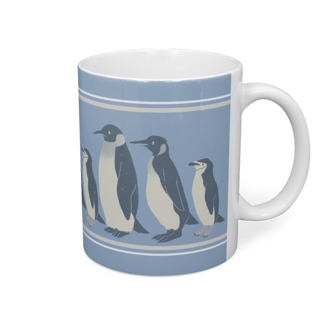 ぞろぞろペンギンマグカップ