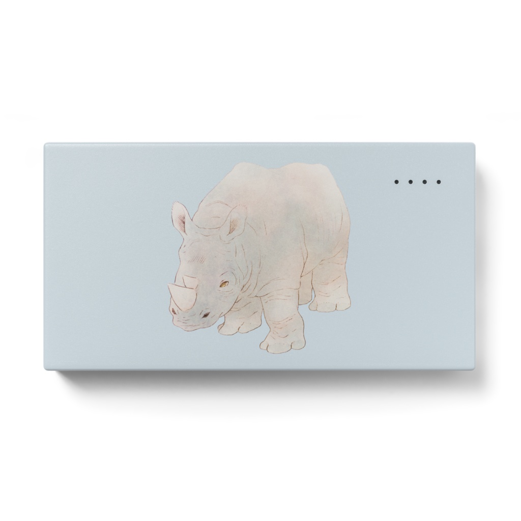 シロサイのモバイルバッテリー
