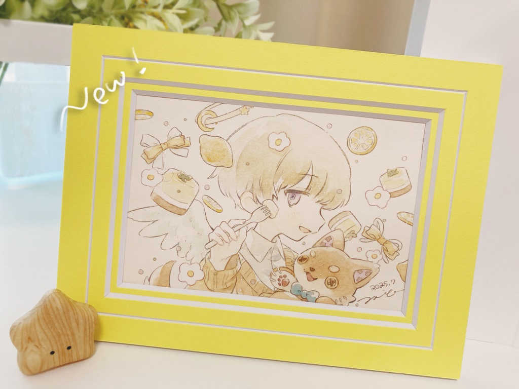 フレーム入り原画〇天使くん