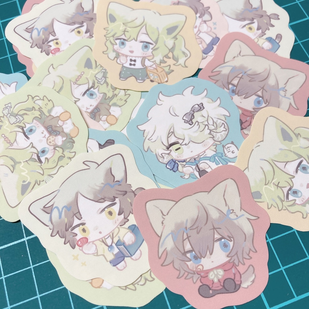 手作りステッカーセット①～③