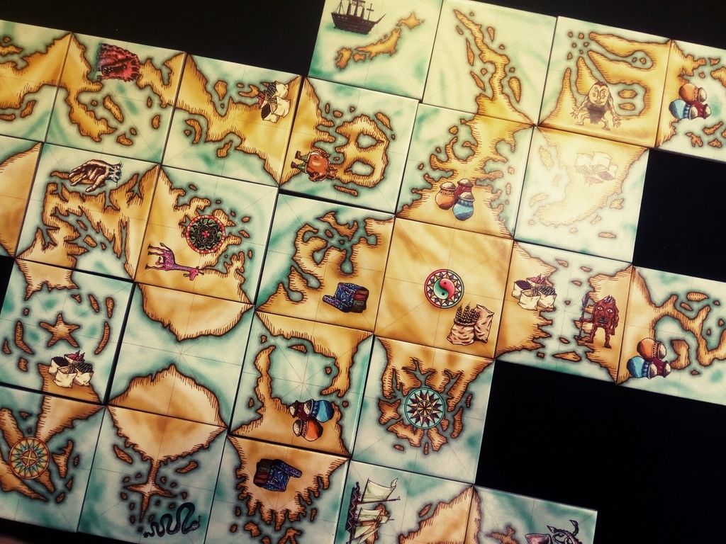テラ・インコグニタ（世界地図を創るボードゲーム）