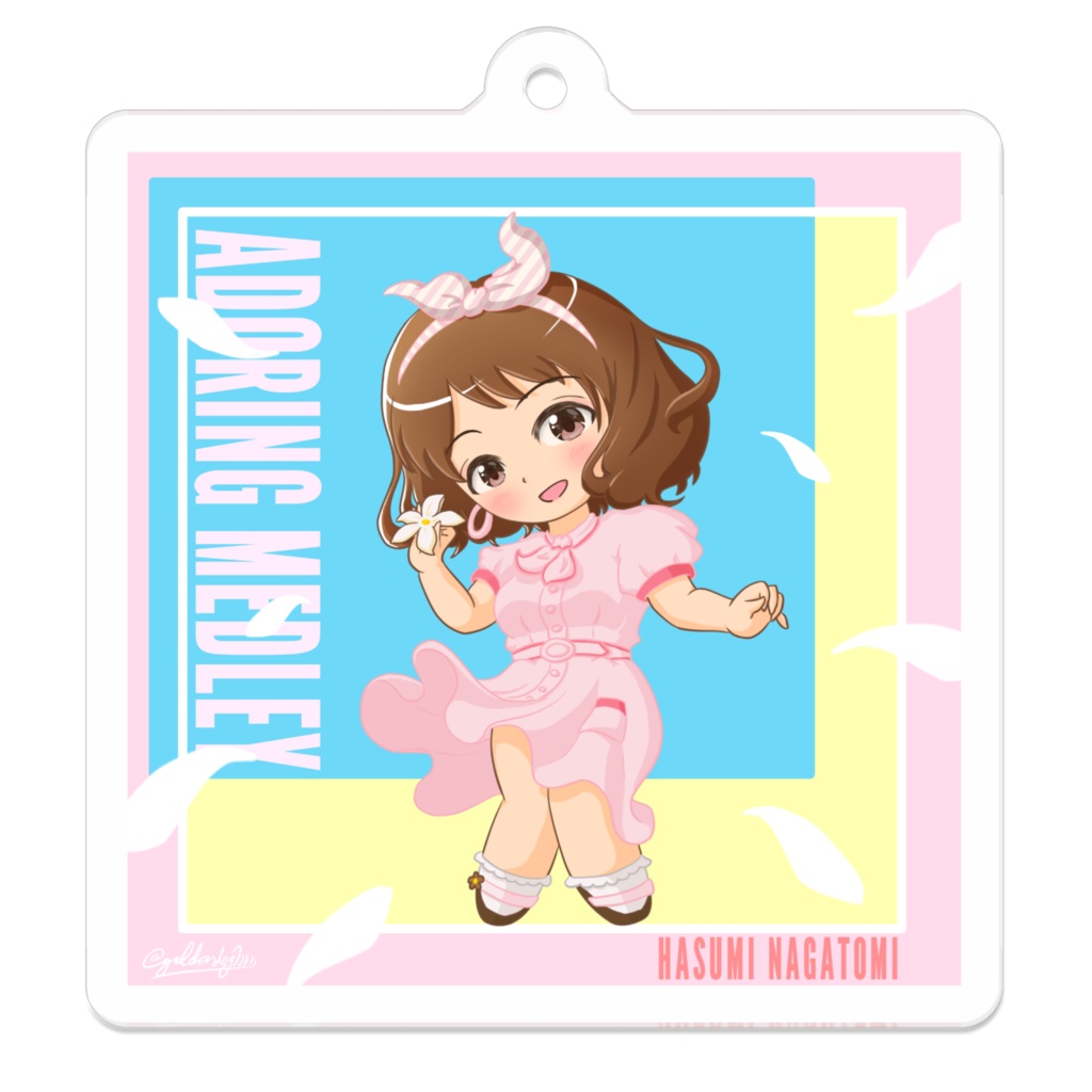 長富蓮実ちゃん[憧れのメドレー]2Dリミックスアクリルキーホルダー