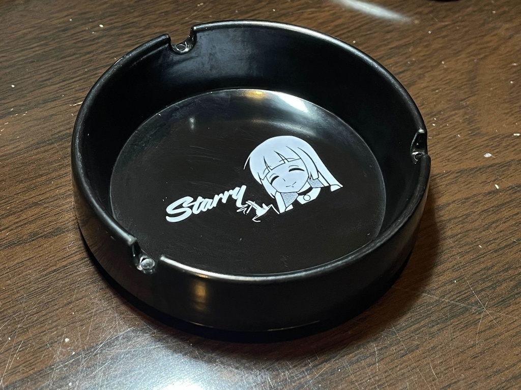 STARRY PAさん灰皿(メラミン樹脂)