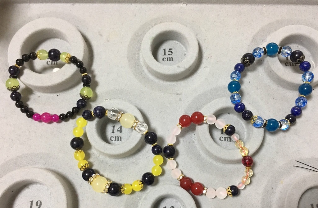 キャラ・CPイメージ天然石ブレスレット オーダーメイド