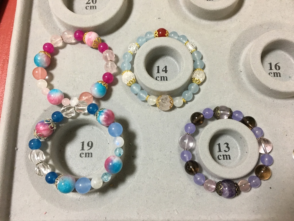 キャラ・CPイメージ天然石ブレスレット オーダーメイド