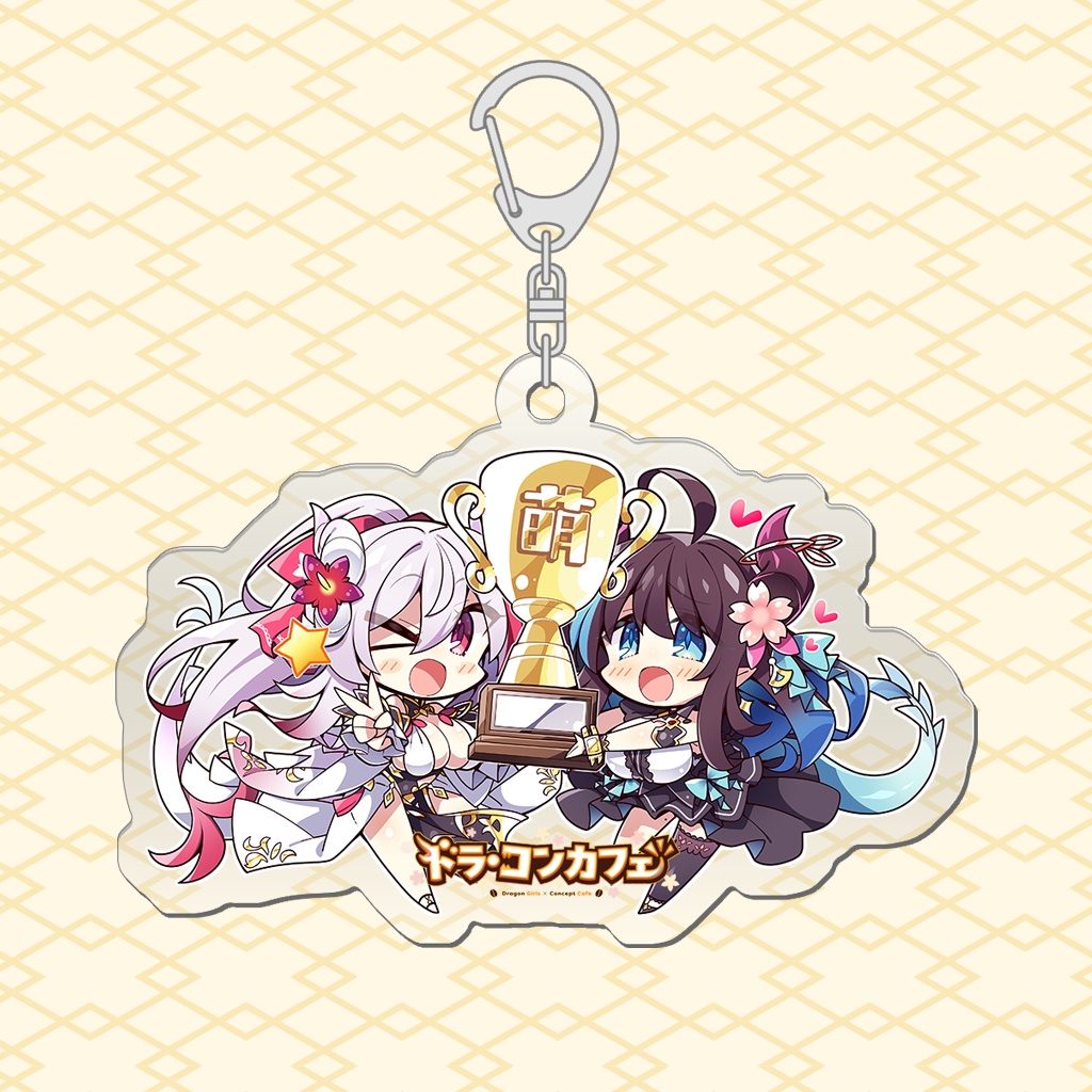 【ドラ・コンカフェ】マル&フラン アクリルキーホルダー