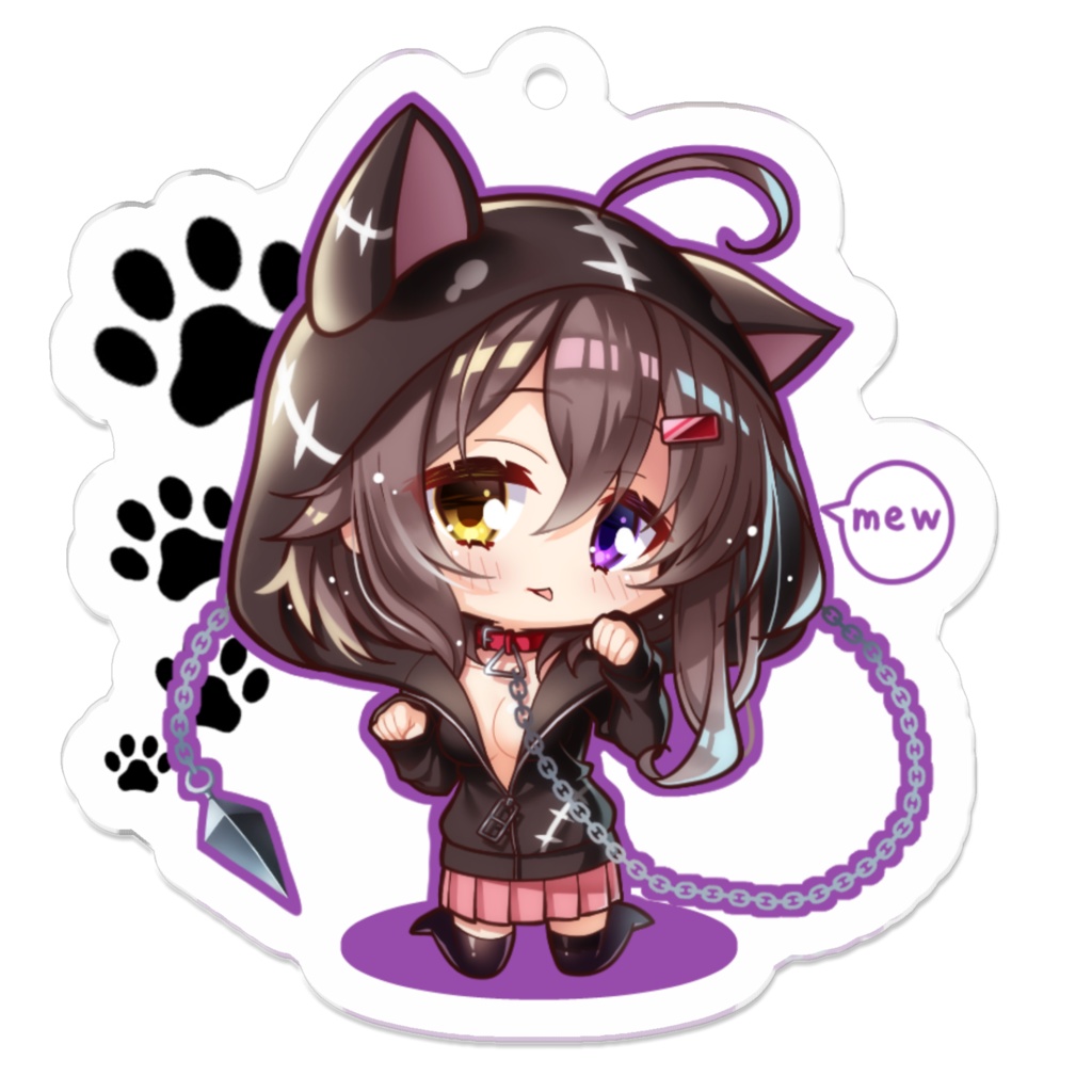 音子(ねこ)ちゃん アクリルキーホルダー